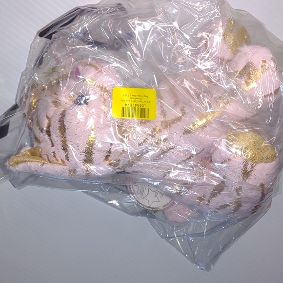 😺OLLIE &FRIENDS Olly The Cat in Gold & Pink Crossbody - Picture 3 of 6